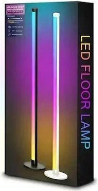 Vintage LED Floor Lamp with RGB Light White