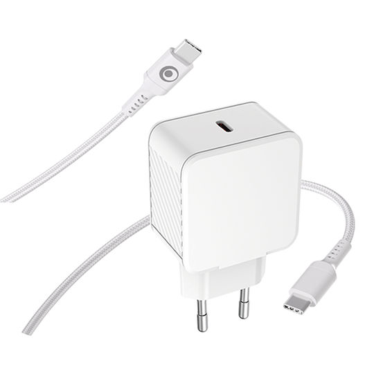 BigBen Connected Безжично Зарядно Устройство с USB-C Порт 65W Power Delivery Бял