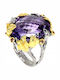 Amethyst Ring 27.83 925 Size 14.5 Certificate