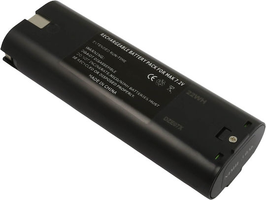 Avizar Replacement Battery Makita 7000 Ni-mh 7.2v 3000mah 22wh Black