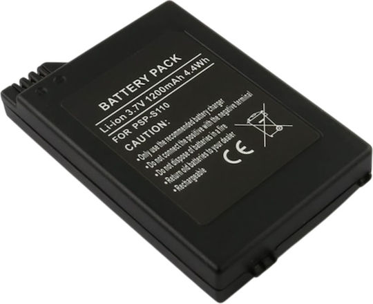 Avizar 1200mah Battery Sony Psp 2nd Generation 3.7v Li-polymer Console Black