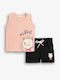 Kids' Set with Shorts Summer 2pcs Pink