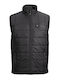 Nordcode Heating Vest Χειμερινό Ανδρικό Γιλέκο Μηχανής Μαύρο