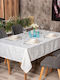 UnicUtil Tablecloth White 155x160cm