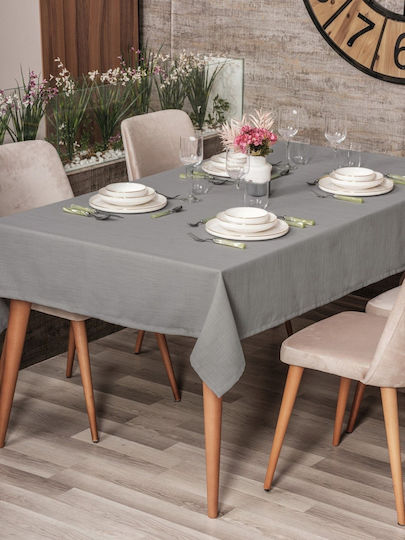 UnicUtil Tischdecke Grau 155x220cm