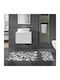 UnicUtil Antiderapant Set Covorașe de Baie 394ANR1495 Gri 2buc