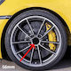 Set 4 Capace De Șuruburi Centrul Jantelor Din Aliaj Diametru 56 Mm Culoare Neagră