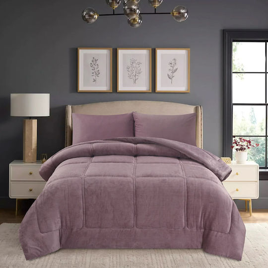 Liolios Home Κουβερτοπάπλωμα Μονό 160x240εκ. Lilac