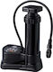 Avizar Mini Manual Foot Pump 24 Cm Aluminum Integrated Pressure Gauge Black
