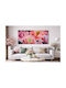 Canvas Painting Flowers Strass 120x60x3cm Inart 3-70-022-1791 Inart