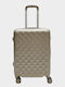 My Choice Cabin Hard Travel Suitcase Gold with 4 Wheels