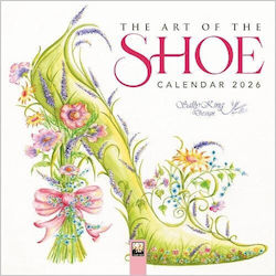 Flame Tree Kunst Schuh Von Sally King Design Wandmontiertes Tagebuch 2026