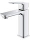 Grohe Cubeo Αναμεικτική Μπαταρία Νιπτήρα Ασημί
