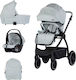 Chipolino Prestige Verstellbar 3 in 1 Baby Kinderwagen Geeignet für Neugeborene Matcha 9.35kg