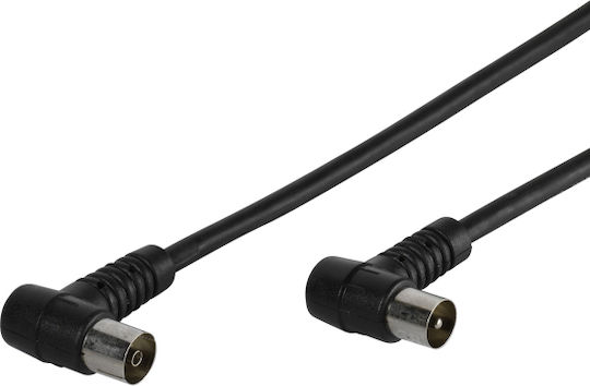 Vivanco Καλώδιο Κεραίας Coax male - Coax female Μαύρο 3m 1τμχ