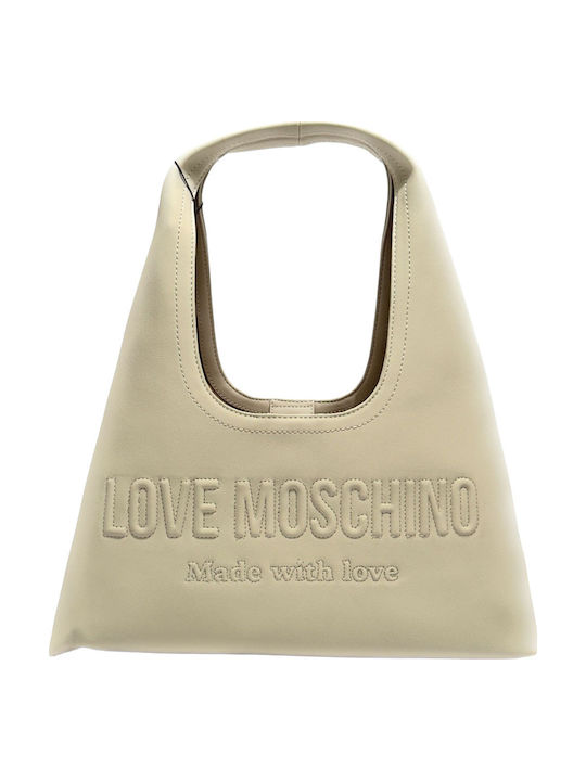 Moschino Women's Shoulder Bag Ecru