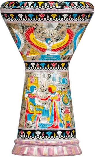 Gawharet El Fan Ad23-6500 World's Cultures & Artistic Drawings Collection Sombaty Doumbek Handmade Egyptian