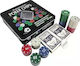Profesional Set von 100 nummerierten Pokerchips
