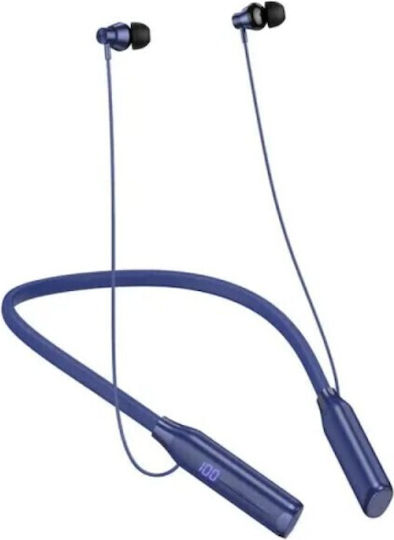 Hoco ES62 Plus In-ear Bluetooth Handsfree Ακουστικά Μπλε