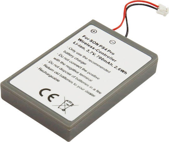 Avizar Batterie Sony Ps4 Pro Li-ion 3,7V 700mAh 2,6Wh Controller Grau