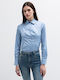 Women's Long Sleeve Shirt Light Blue