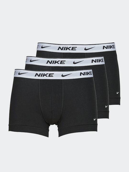 Nike Slipuri pentru bărbați Negre 3Pachet