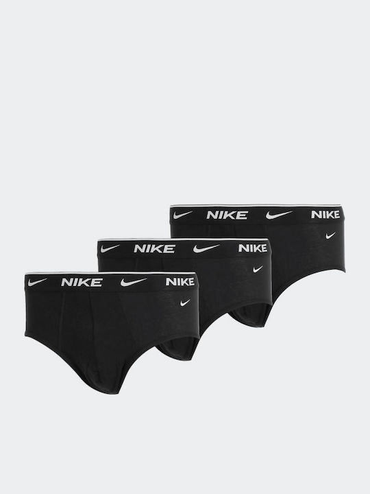 Herren Slips Schwarz 3Packung