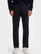Men's Elastic Trousers Dark Blue