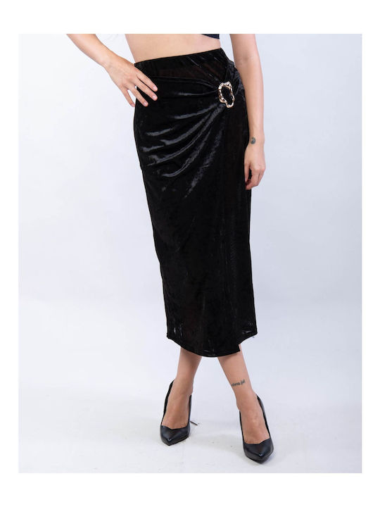 Midi Fustă Black