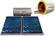 Sonne Solar Water Heater 200lt Copper Heat Pump 3.18 sq.m. Roof Tile Selective