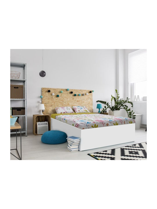 Heinner Σετ Σεντόνι με 1 Μαξιλαροθήκη Υπέρδιπλο 220x240εκ. Flowers (4τμχ)