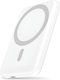Green Lyca MagSafe Power Bank 6000mAh 20W with USB-C Port White