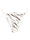 Bikini Slip with Ties White