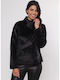 Women's Short Fur Black