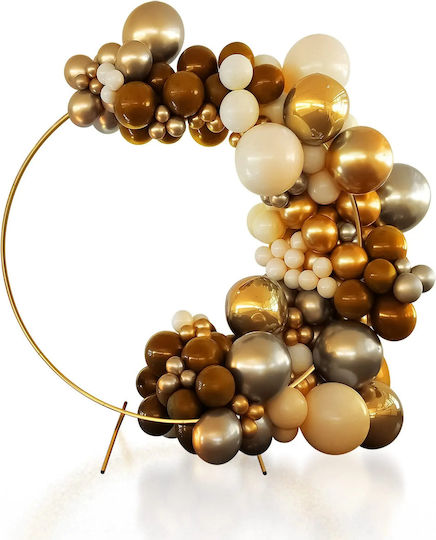 Метална Кръгла Арка За Декорация Златна 2m Wedding & Balloon Arch Aif590