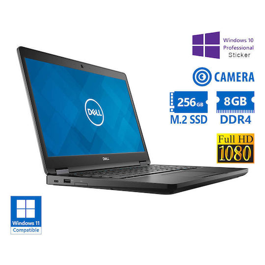 Latitude 5490 Refurbished Grade A 14" (Core i5-8350U/8GB/256GB SSD/W10 Pro)