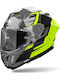 Airoh GP 800 Master Yellow Gloss Κράνος Μηχανής Full Face ECE 22.06 με Pinlock