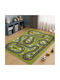 Saray Home 3d City Adventure Παιδικό Χαλί Πράσινο 133x170cm