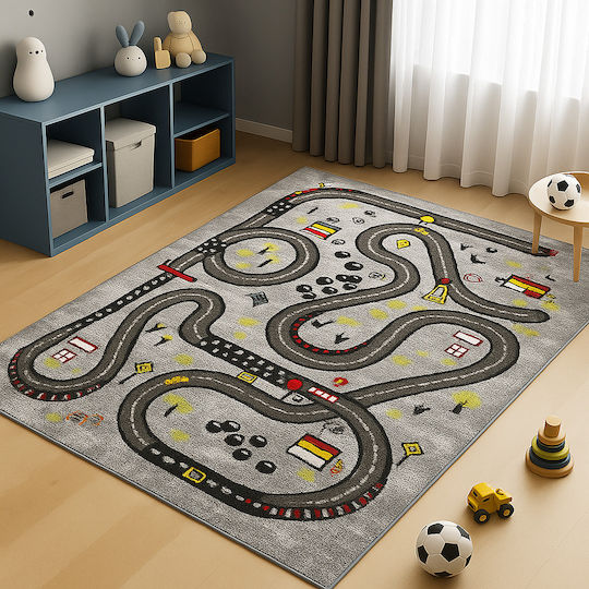 Saray Home Kids Synthetic Rug 3d City Adventure 160x210cm