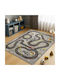 Saray Home 3d City Adventure Παιδικό Χαλί Γκρι 133x170cm