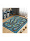 Saray Home 3d City Adventure Kids Rug Albastru 200x250cm