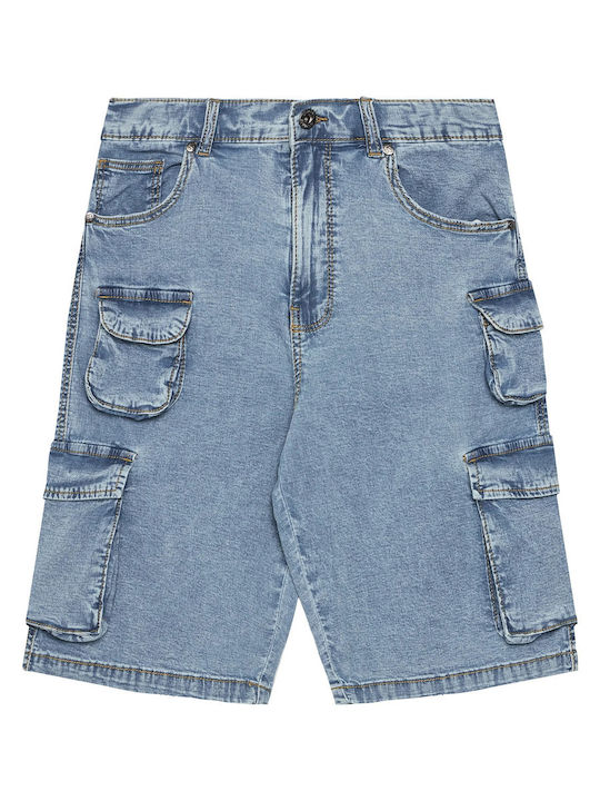 Șort/Salopetă Copii Denim Albastru