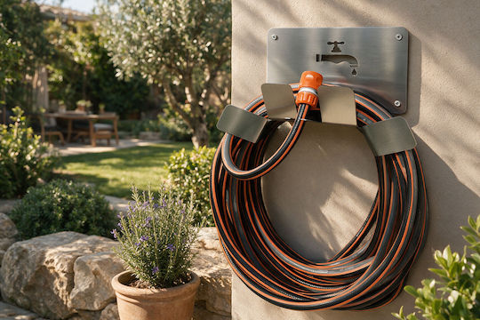 Stainless Steel Garden Hose Hanger Up To 50 Metres