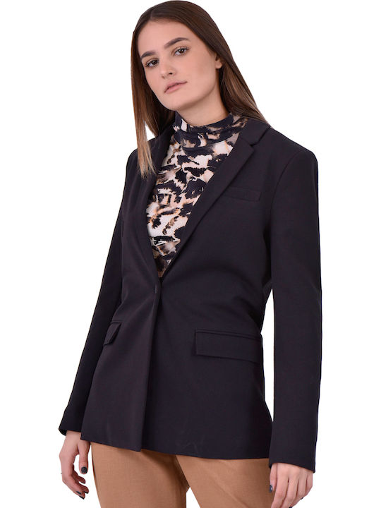 Silvian Heach Women's Blazer Black