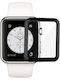 3D Закалено PET Стъкло Apple Watch 38мм Черно OEM