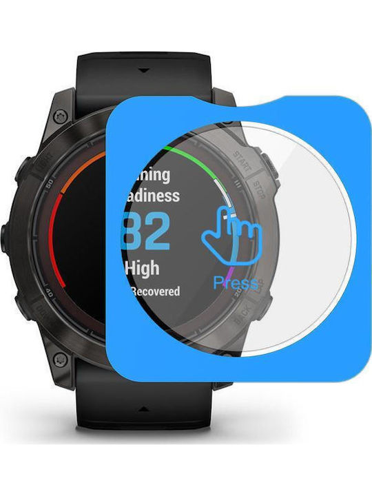 Garmin Fenix 7x Pro Full-screen Противопръстов Отпечатък Hd Позициониране Лесен Монтаж Закалено Стъкло Филм За Часовник