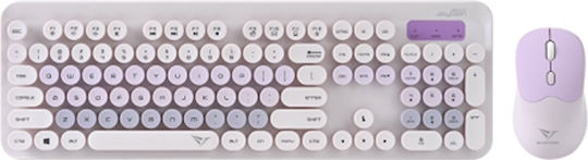 Alcatroz Jellybean A5000 Wireless Keyboard & Mouse Set English US Lilac
