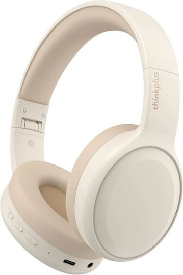 Lenovo Thinkplus TH30 Ασύρματα / Ενσύρματα Over Ear Ακουστικά Μπεζ