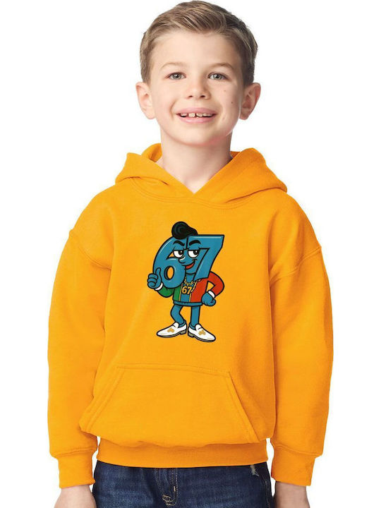 Kids Sweatshirt with Hood Gold