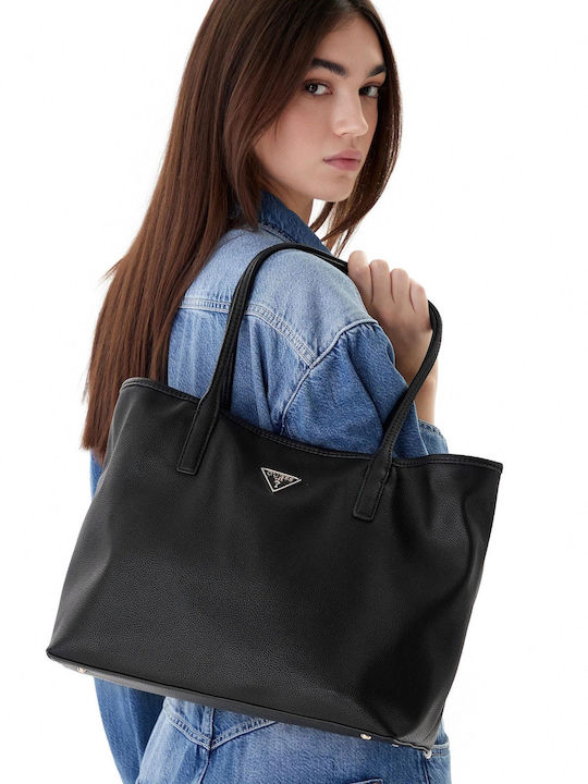 Guess Victtoria Women's Bag Tote Handbag Black